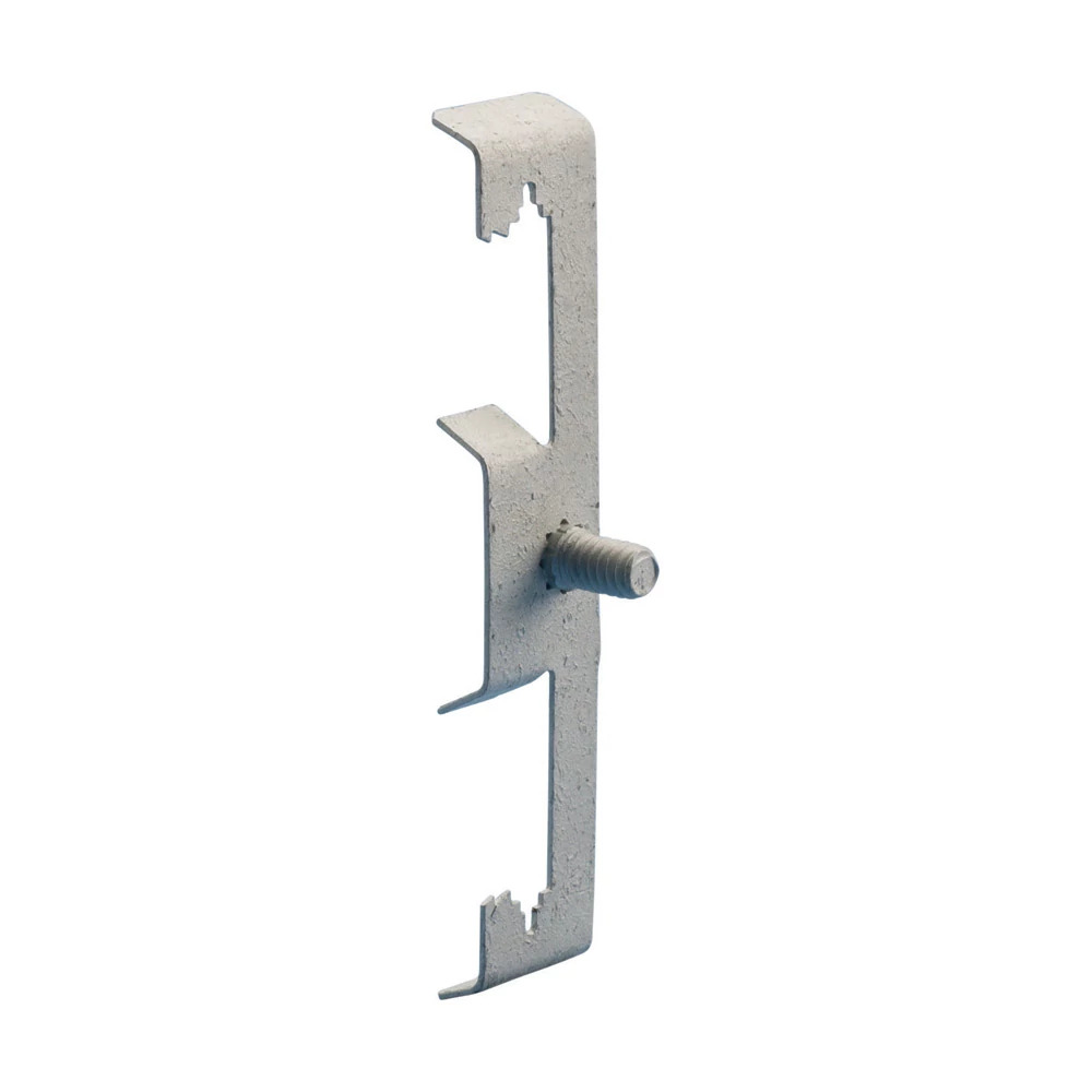 4Z4S Multi-Function Clip, 20/25 lb Load, 12 to 8 AWG Wire, Spring Steel/Steel