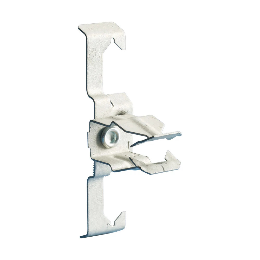 6Z3416P Conduit to Rod/Wire Clip, 1 in, 3/4 in Conduit, 1.181 to 1.378 in OD, Spring Steel