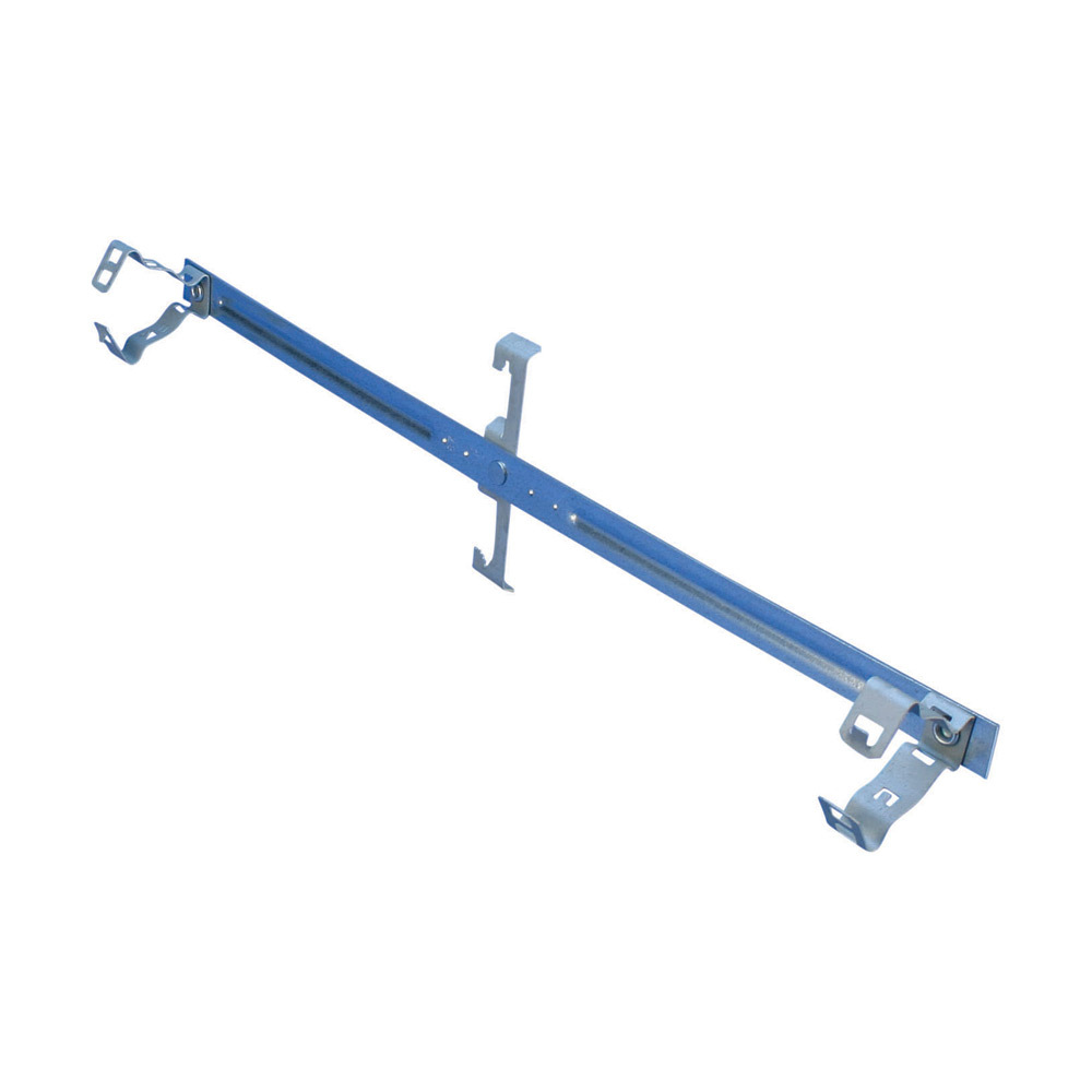 6MB18 B18-Z Combination Snap Closed Box/Conduit Hanger With Rod/Wire Clip, 3/8 in Conduit, Spring Steel