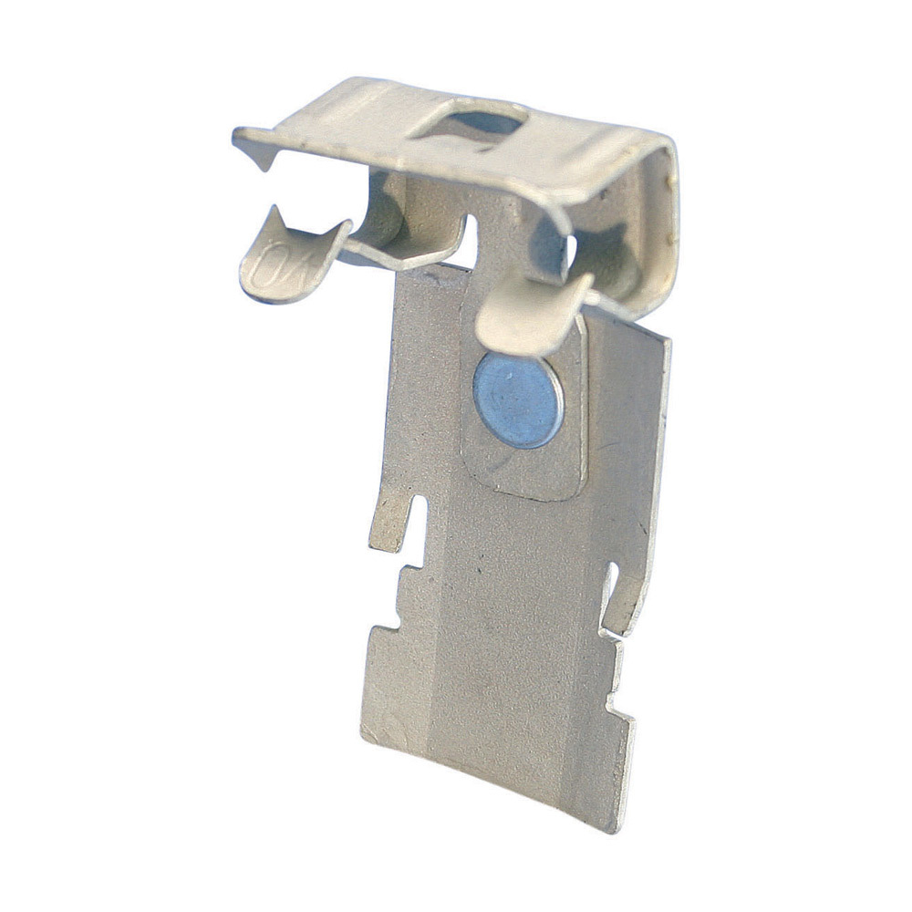 CATHP58SM CAT HP J-Hook Clip to Hammer-On Flange Clip, 200 lb Static Load, For Use With High Performance Cable Support System, Spring Steel/Steel