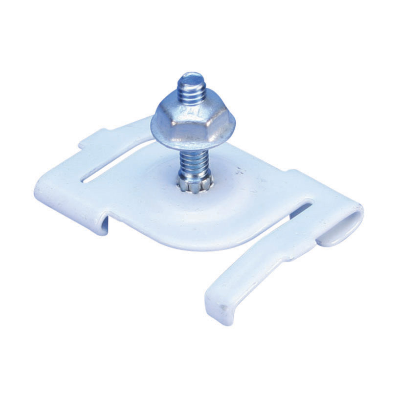 4G8WH Twist Clip, 15/16 in, 25 lb Load, Steel, Painted