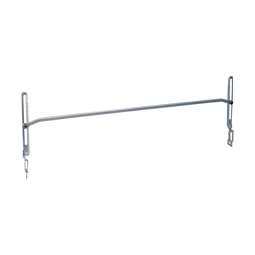 512A Adjustable T-Grid Box Hanger, 24 in Span, 20 lb Load, Spring Steel/Steel