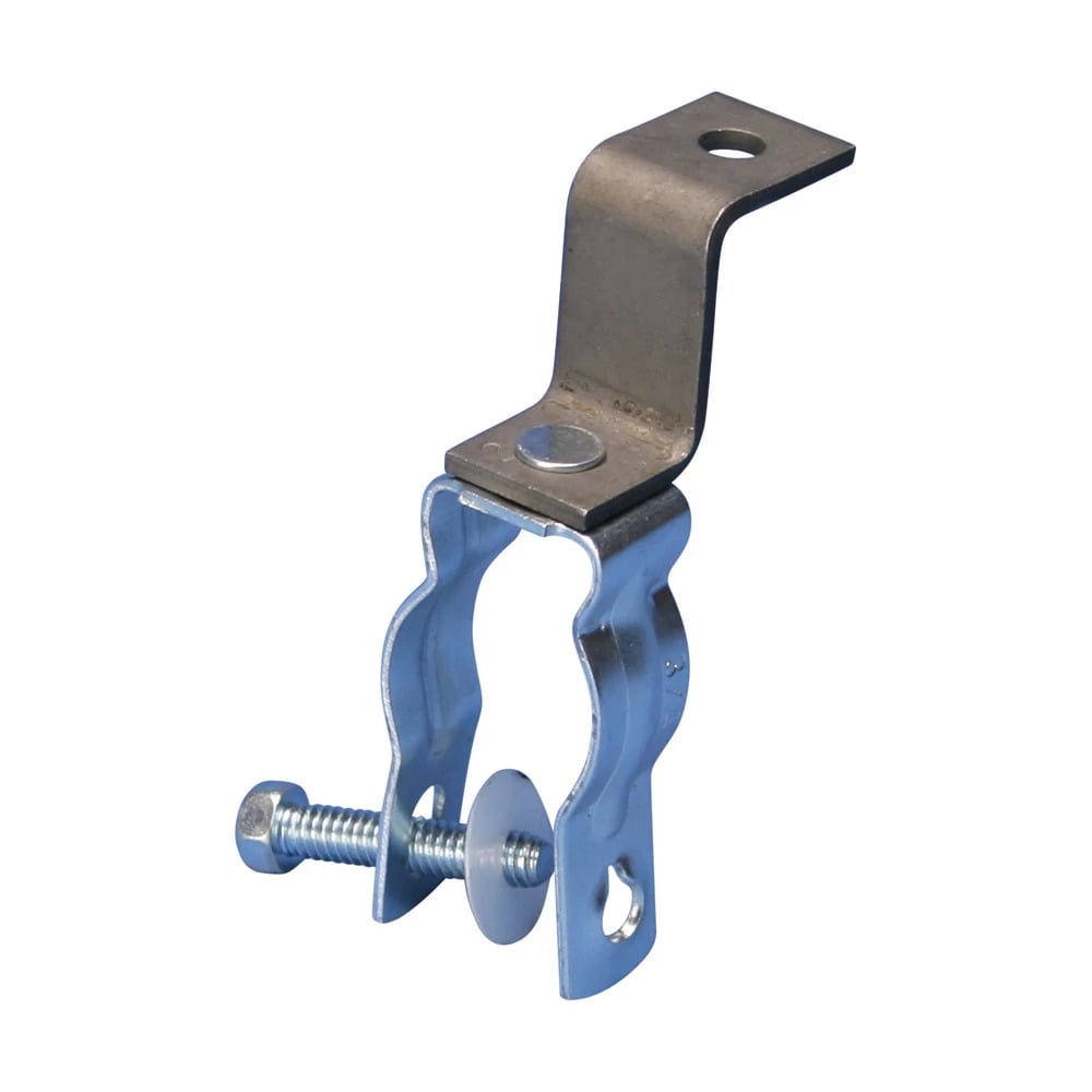 CD2BCPNAM Conduit/Pipe to Deck Angle Bracket, 1 in Conduit, Steel