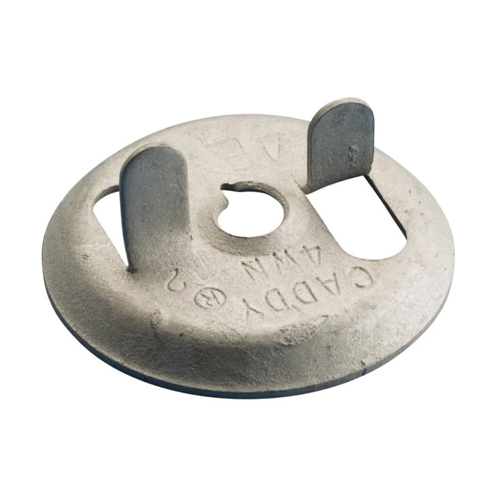 4WN Threaded Wing Nut, 1/4 in, For Use With Twist Clip, 100 lb Load, Steel, Caddy Armor