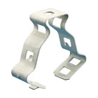 Snap Close Conduit/Pipe Clamp, Spring Steel, 3/8" Flexible, 14-2 to 12-3 MC/AC, 1/4" Hole, Threaded