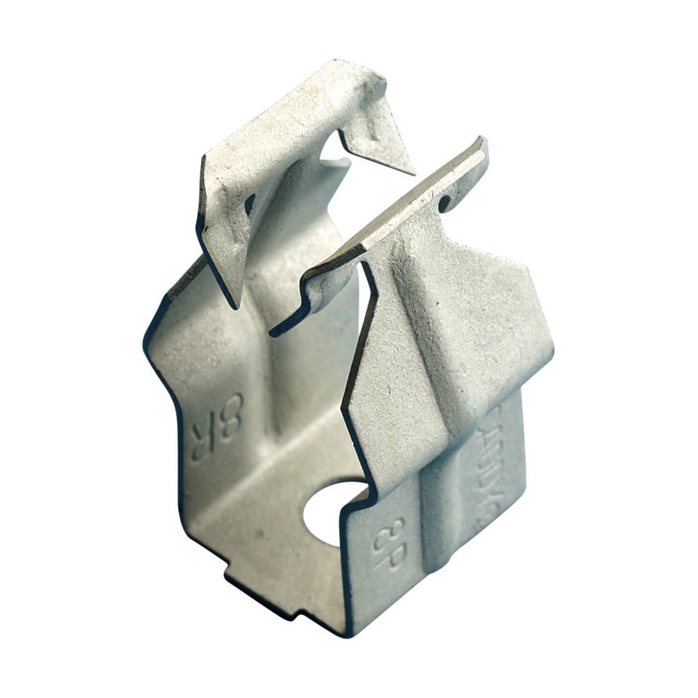 12P4I Conduit Clamp, 3/4 in Conduit, 15/25 lb Load, 0.866 to 1.181 in OD, Spring Steel/Steel