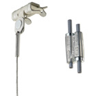 nVent CADDY Speed Link SLK with Hammer-On Flange Clip, 1.5 mm Wire, 9.9' Length, 1/8"1/4" Flange