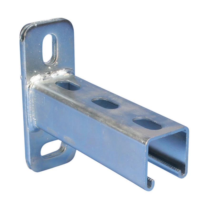 KA25H0300EG Strut Cantilever Arm, 11-7/8 in L 2 in W 0.098 in THK, Steel, Electro-Galvanized, Import