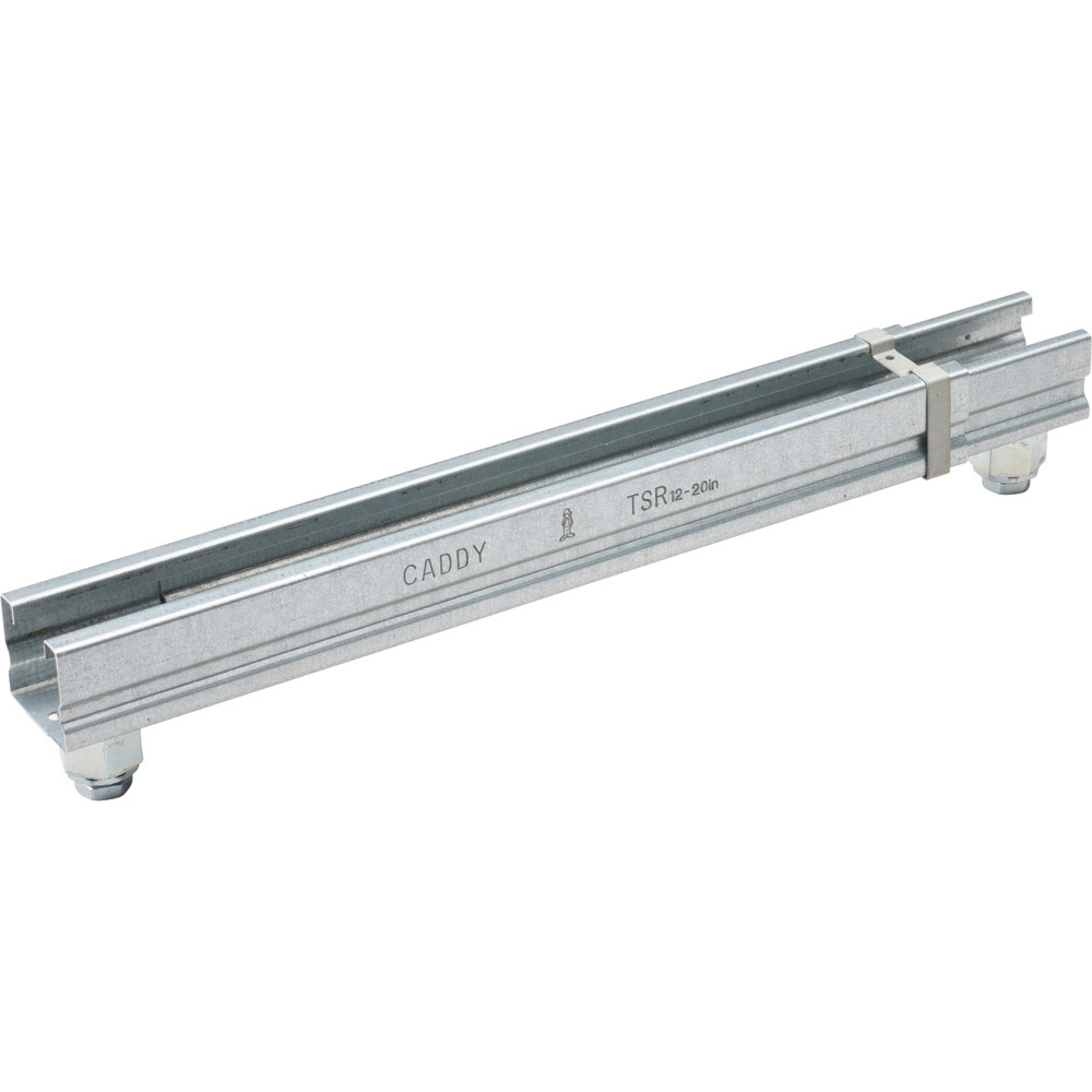TSR122038RL Replacement Rod Lock Telescoping Strut, 14 to 21-1/2 in L 1-5/8 in W 1-3/8 in D 0.04 in THK, Steel, Pre-Galvanized