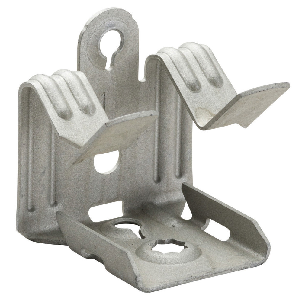 M1318 Hammer-On Flange Clip, 13/16 to 1-1/8 in THK Flange, 25/75/100 lb Load, Spring Steel, Caddy Armor