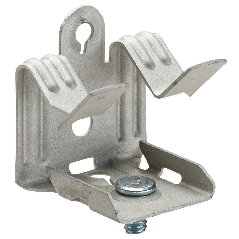 M1318S Hammer-On Flange Clip With Stud, 13/16 to 1-1/8 in THK Flange, 25/75/100 lb Load, Spring Steel, Caddy Armor