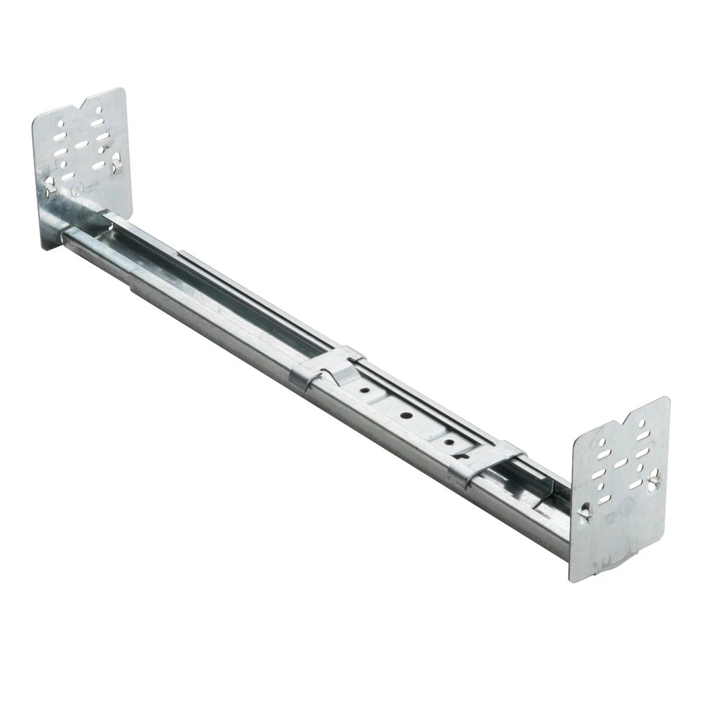 TCB Telescoping Ceiling Bracket, 35/50 lb Holding, Steel, Pre-Galvanized