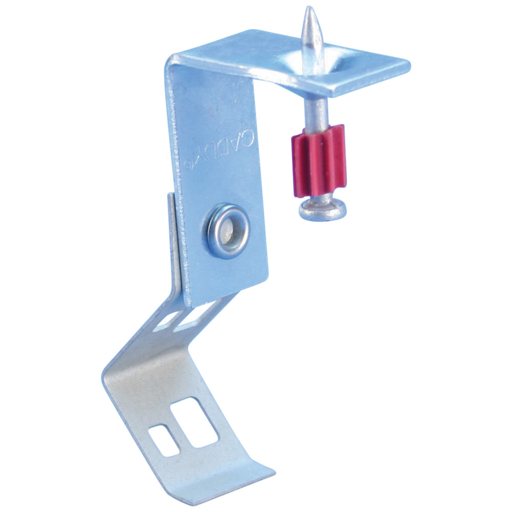 708SF Push Install Rod/Wire Hanger With Shot Fire Bracket, 1/4 in Nominal, 100 lb Static Load, Steel/Spring Steel, Electro-Galvanized/Armor