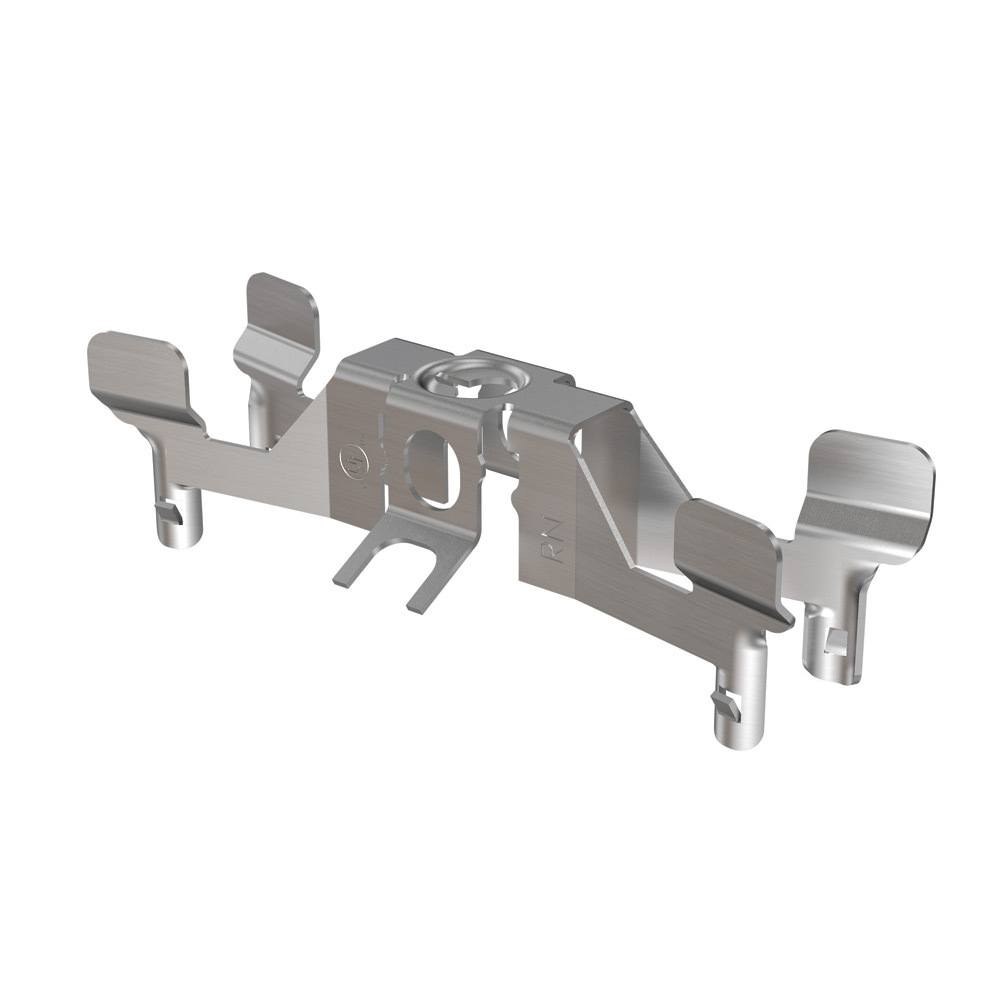 512X Electrical Box Mounting Clip, 50 lb Load, Spring Steel