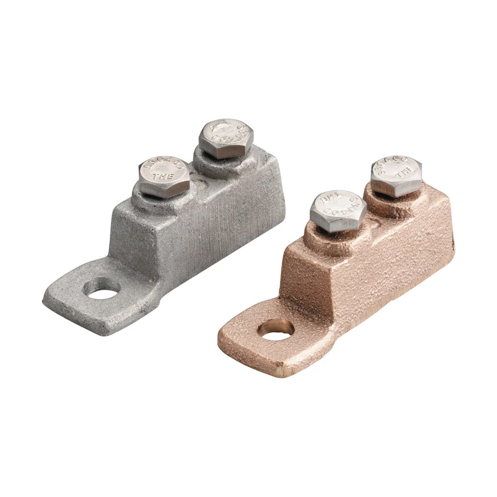 LPA555 Cast Terminal Bonding Lug, Secondary Conductor, 5/16 in Stud, Aluminum, Bare
