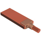 Cable to Lug or Busbar, LA, 1/4" x 1", 4/0 Concentric, Wear Plates