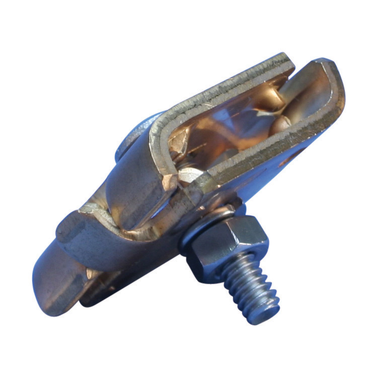LPC502 Bolted Parallel Stamped Cable Connector, 4/0 AWG Conductor, Copper