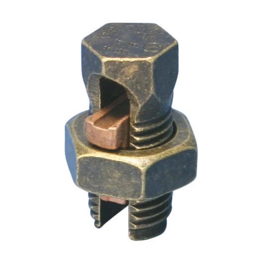 ESB6 Split Bolt Connector, 10 AWG Solid to 6 AWG Stranded, 6 to 10 sq-mm Stranded Conductor, Silicon Bronze