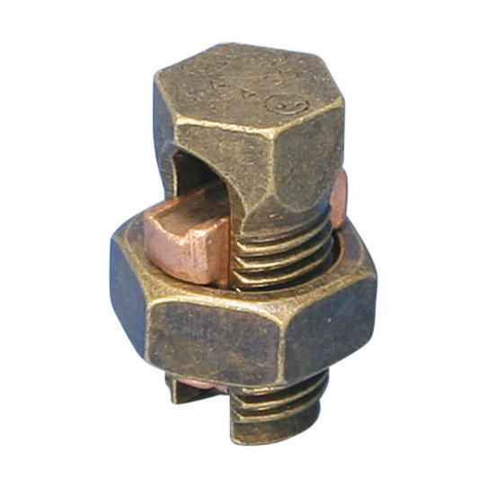 ESB4 Split Bolt Connector, 8 to 4 AWG Solid, 10 to 16 sq-mm Stranded Conductor, Silicon Bronze