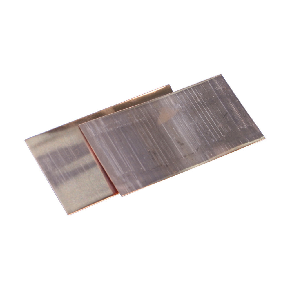 B140A Shim, Copper, 1-1/2 in L x 3 in W x 0.013 in THK
