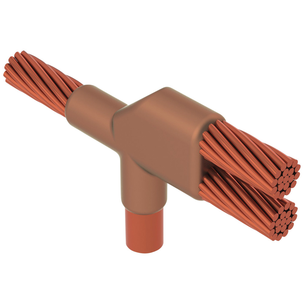 NCR182G Cadweld Type NC Weld Metal Mold, 2/0 AWG Concentric Conductor, 3/4 in Rod, Cable to Cable Connection, Copper/Graphite