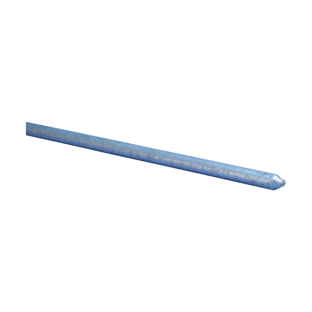 813400 Pointed Ground Rod, 3/4 in Nominal, 10 ft OAL, Steel, Hot Dip Galvanized