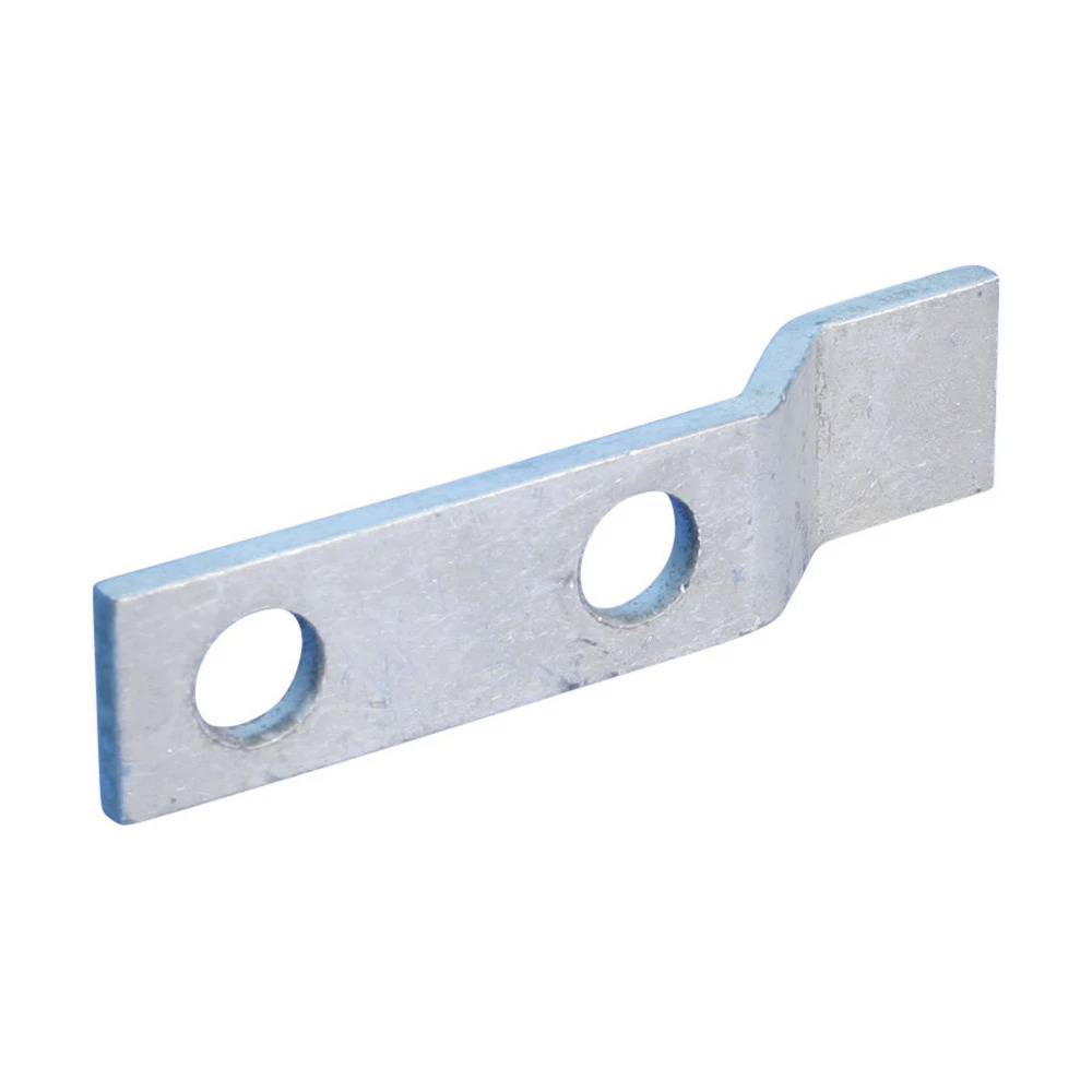 B102EGOL 2-Hole 45 deg NEMA Offset Lug, 477 kcmil, 9/16 in Stud, Copper, Tin Plated