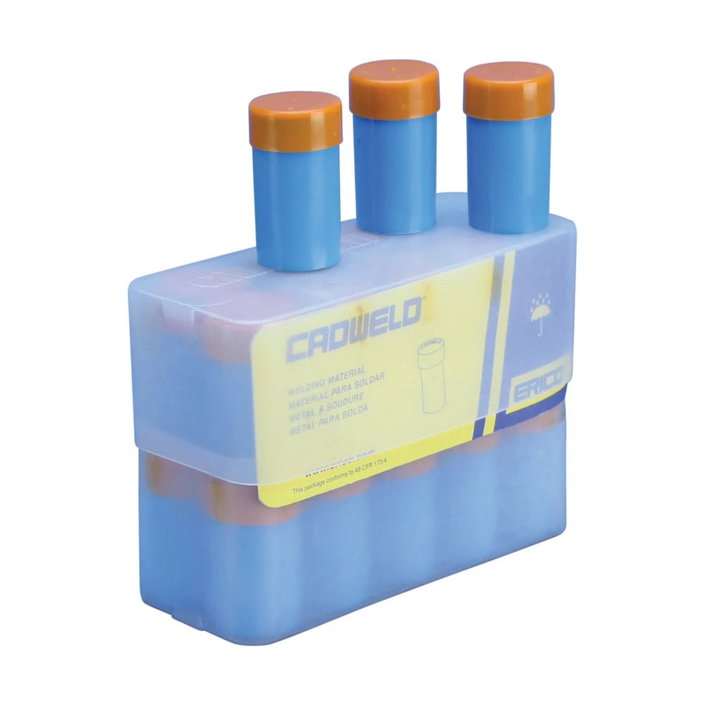 CA25XF19 Cadweld XF19 Non-Explosive Welding Material, For Use With Cathodic Protection Connection on Cable to Cast or Ductile Iron Pipe, Aluminum/Copper Oxide