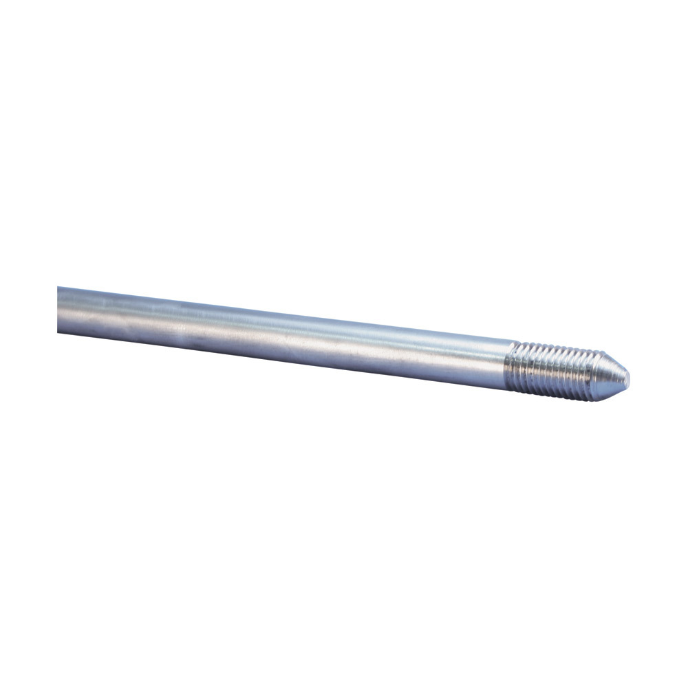 683400S Sectional Threaded Ground Rod, 3/4 in Nominal, 10 ft OAL, Stainless Steel