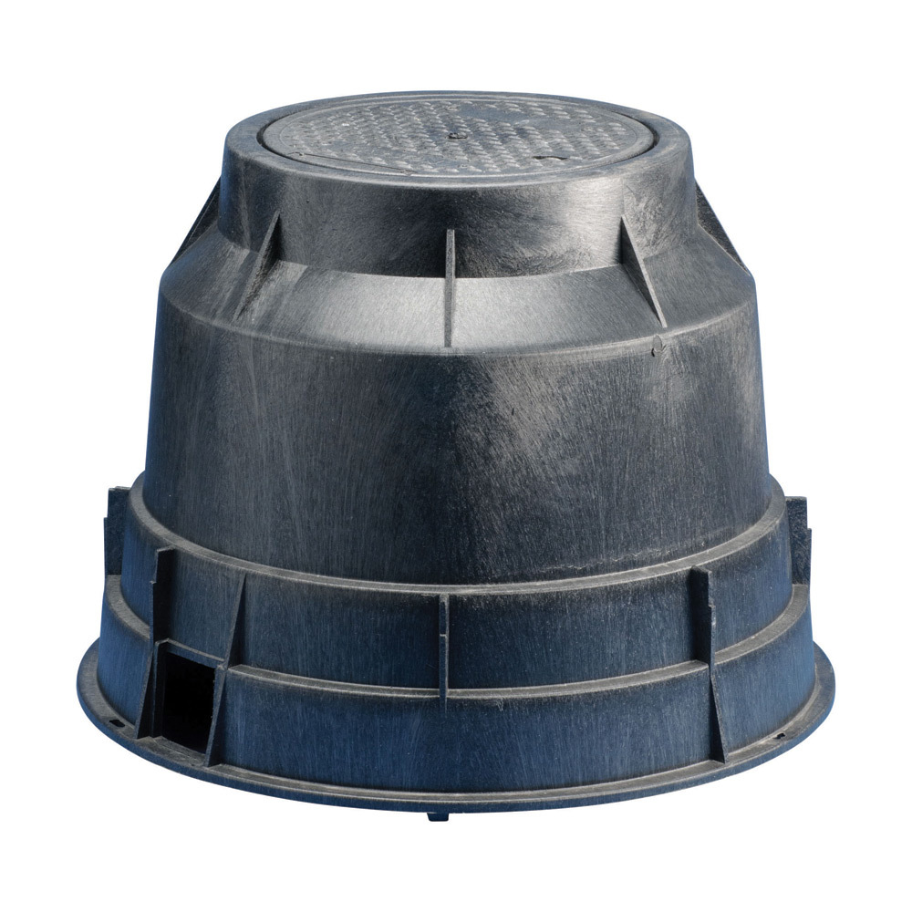 T416C Inspection Housing With Conduit Cut-Out, 18-1/4 in H, HDPE