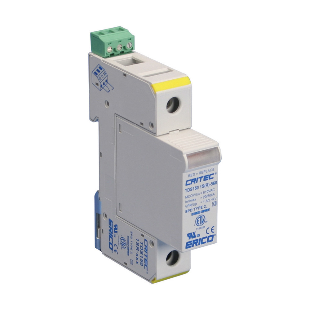 TDS1501SR150 Transient Discriminating Surge Diverter, 120 to 150 V AC, 0 to 100 Hz, 200 kA SCCR