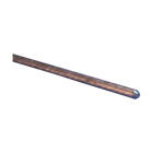Copper-Bonded Ground Rod, Pointed, 5/8" dia, 4', 10 mil Plating, 3.4 lb
