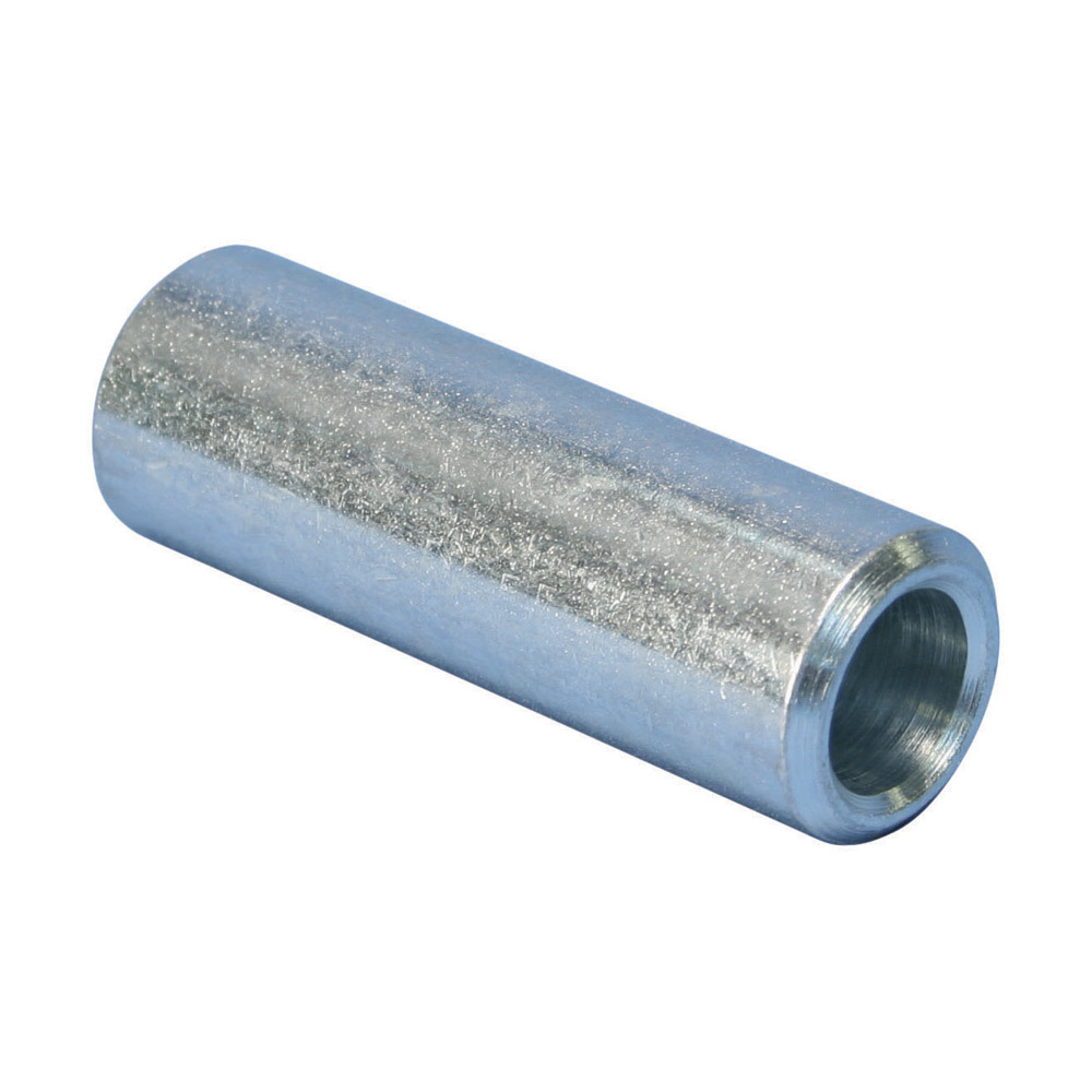 GCC58F Threadless Compression Coupler, 5/8 in Dia, For Use With Pointed Galvanized Steel Ground Rod, Steel, Electro-Galvanized