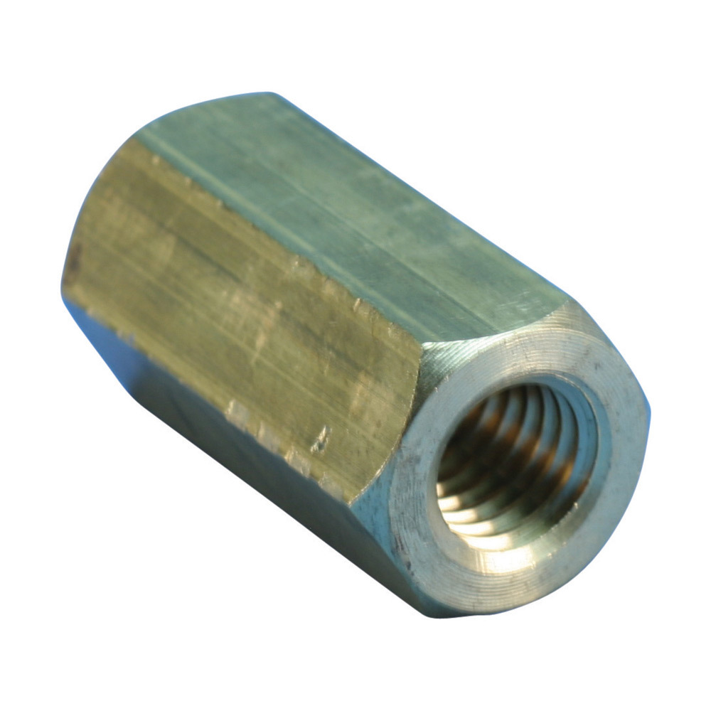 LPC2955F5F Imperial Thread Female-Female Adapter, 5/8 x 5/8 UNC, Copper