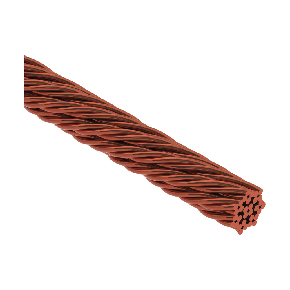 LPC125CTO Non-Insulated Lightning Protection Cable, Reel Packaging, 98.64 kcmil Ropelay/Stranded Copper Conductor