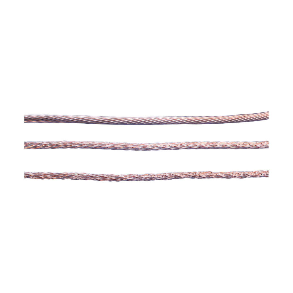 LPC120CTO Non-Insulated Lightning Protection Cable, Reel Packaging, 59.45 kcmil Smooth Weave/Stranded Copper Conductor