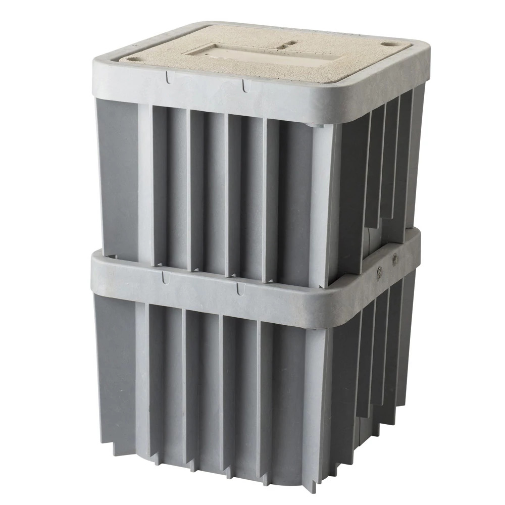 IH1250F Lightweight Inspection Housing With Cover, 23 in H x 12 in W x 12 in D, Polyolefin