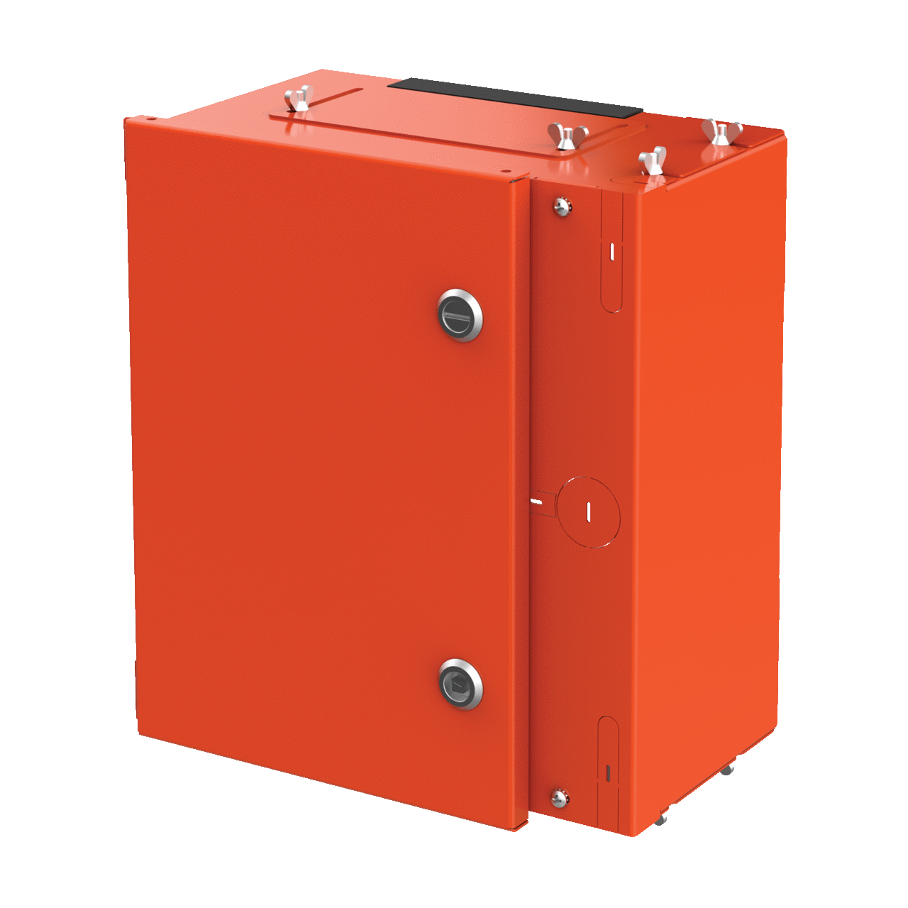 AID1412 A70ID Small Internal Disconnect Shield, Steel, Safety Orange