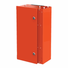 Medium, Internal Disconnect Shield, 22x12x6.5in, Safety Orange, Steel