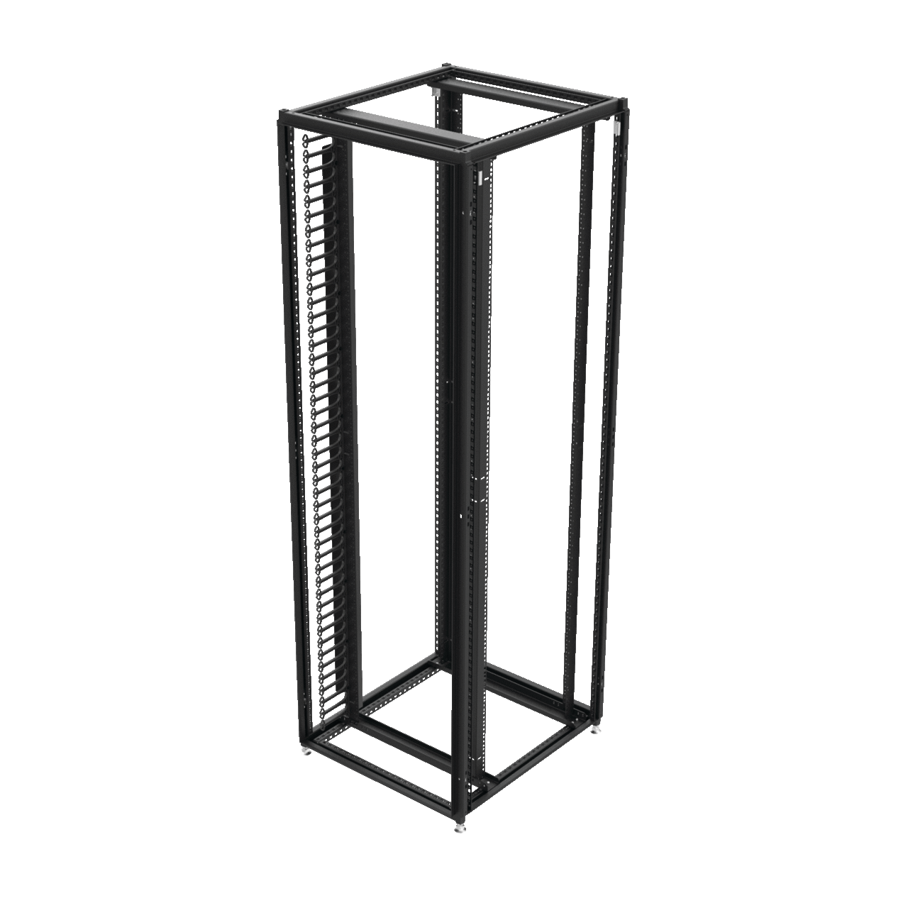 PS1CM218 ProLine S1 DPS1 Vertical Cable Manager, 79.03 in H x 4.3 in W, Steel, Black