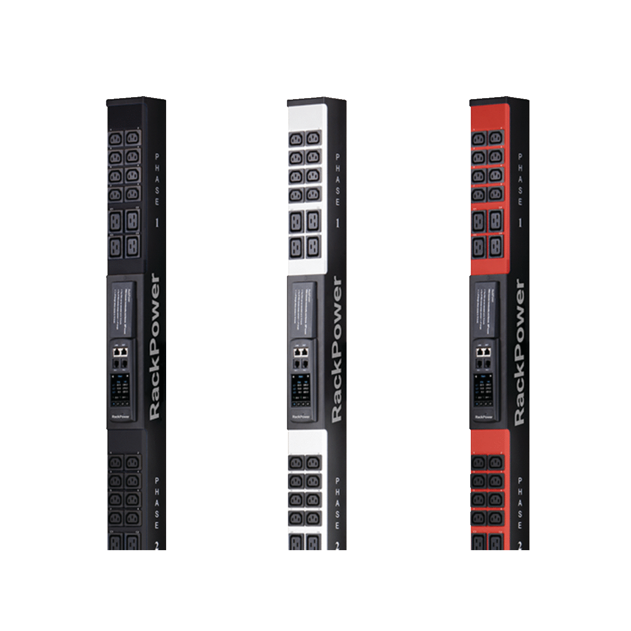 RPP110R20AP110 Basic Series 1-Phase Horizontal Intelligent Standard Power Distribution Unit, 110 V AC, 20 A, 10 Outlets, Rack Mount
