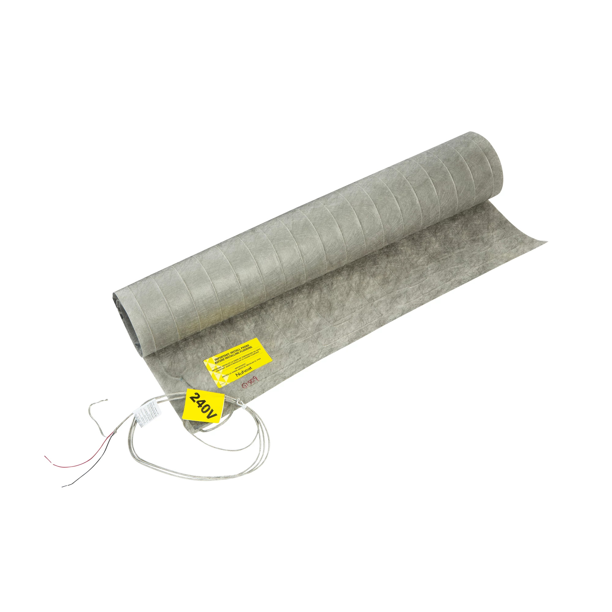 FG0119 Standard Heat Mat, 36 in L x 84 in W x 1/8 in THK, 21 sq-ft Coverage, 240 V