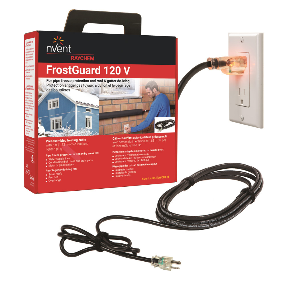 P000002023 Frostguard Self Regulating Heating Cable, (2) Conductors, 120 V