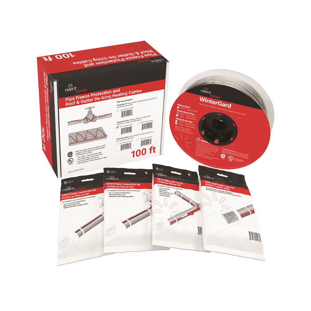 192789-000 Wintergard Heating Cable, (2) Conductors, 120 V, 5 A, Variable (Self Regulating)
