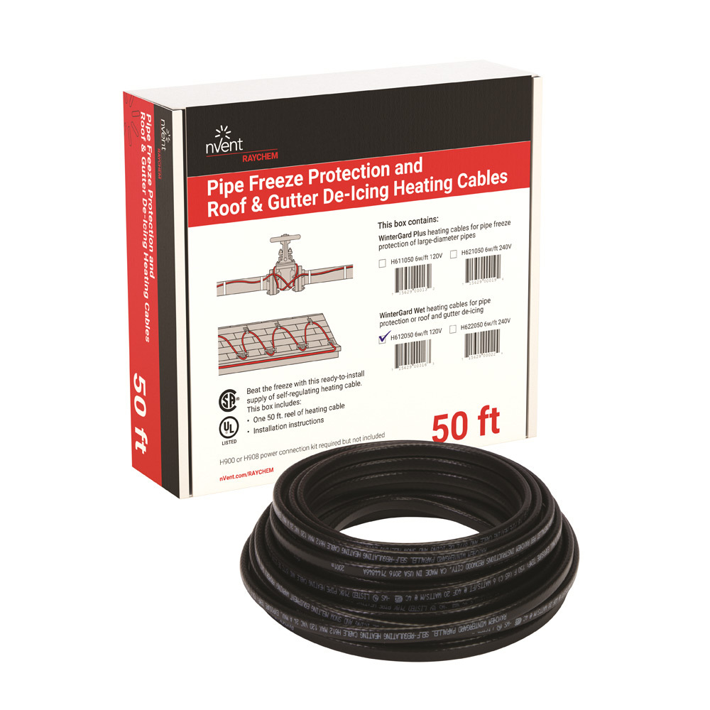 H612050 Wintergard Wet Self-Regulating Heating Cable, (2 None) Conductors, 120 V AC