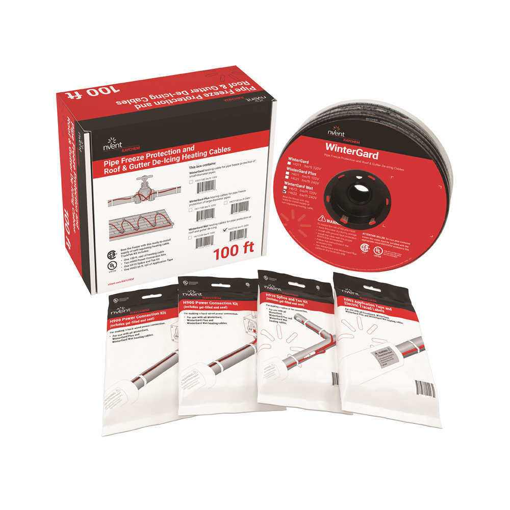 403503-000 Wintergard Wet Heating Cable, (2) Conductors, 240 V, 2.5 A, Variable (Self Regulating)