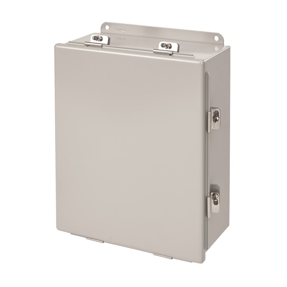 P000004426 Junction Box Cover, 6 in H x 6 in W x 4 in D, Hinge Cover, NEMA 4/12/13 NEMA Rating, Stainless Steel