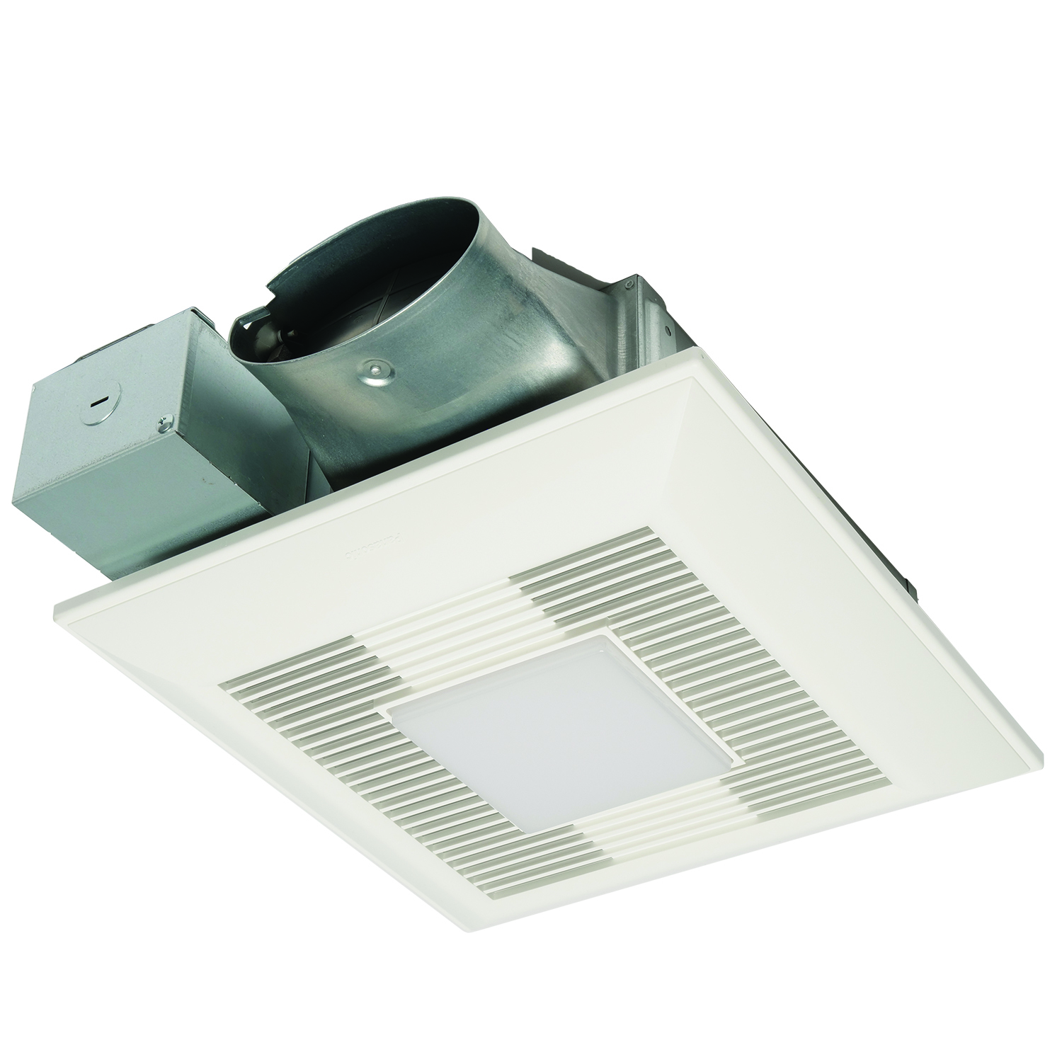 FV-0510VSCL1 WhisperValue Ventilation Fan/Light With ECM Motor, L-Shaped Mounting Bracket, Condensation Sensor, 120 V AC, Steel Housing