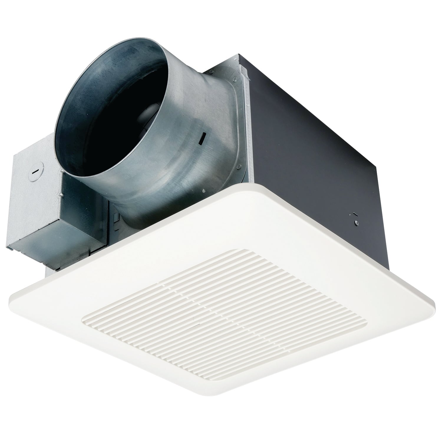 FV-1115VQ1 WhisperCeiling DC SmartFlow 1-Phase Ventilation Fan With ECM Motor, Installation Bracket, 110/130/131/150/152 cfm Flow Rate, 6 in Dia Duct, 6.8/9/11.8/12.1/15.7/20.2 W Power Rating, 120 V AC, 0.12 to 0.19 A, Import
