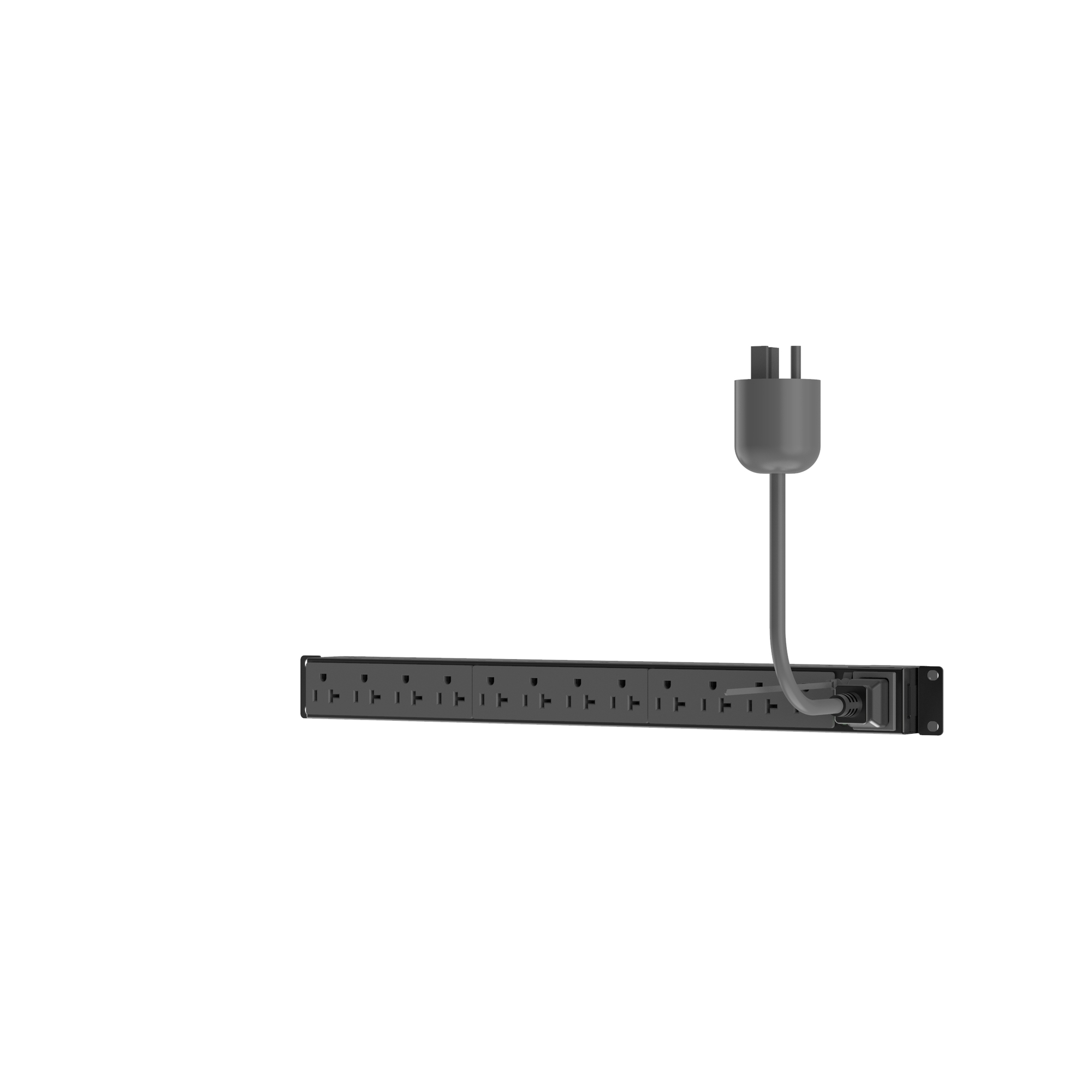 P12B19M SmartZone 1-Phase Basic Rack Power Distribution Unit, 120 V AC, 20 A, 12 Outlets, 10 ft L Cord, Surface Mount